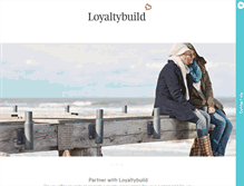 Tablet Screenshot of loyaltybuild.com